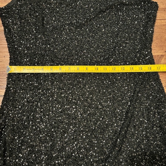 NWT Oh Polly Embellished Open-Back Midaxi Dress in Black - Picture 15 of 17